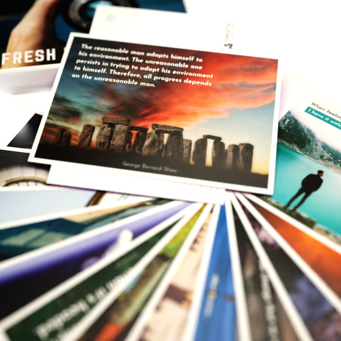 deep quotes "Fresh Perspectives" Inspirational Postcards