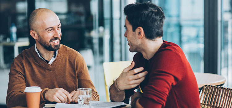 A coach getting supervision from her mentor
