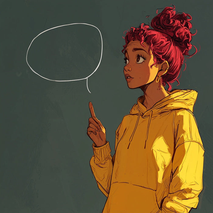A woman wondering how she is