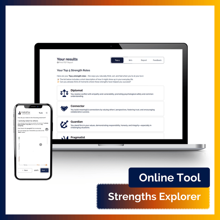 Strengths Explorer App | Online assessment for strengths coaching