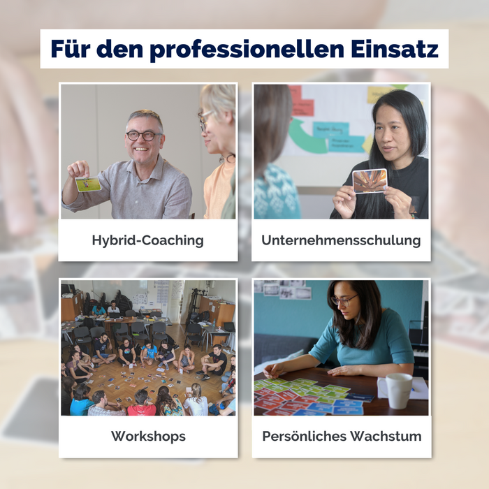 Cartes de coaching "My Purpose" Ensemble de luxe - Ensemble physique + numérique