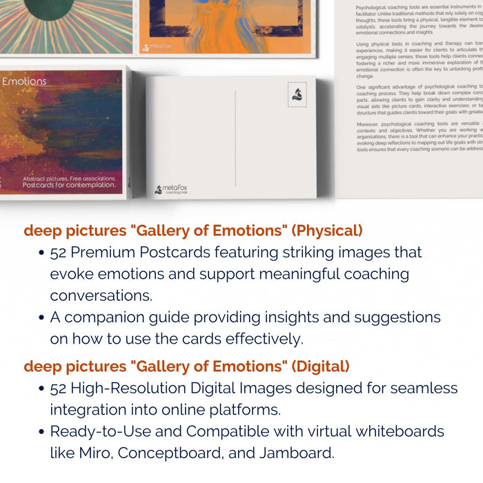 deep pictures « Gallery of Emotions » Bundle Deluxe : Set Physique + Numérique