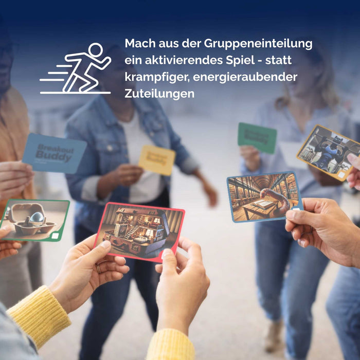 „Breakout Buddy“ Kreative Teamfindung mit Bildpuzzles