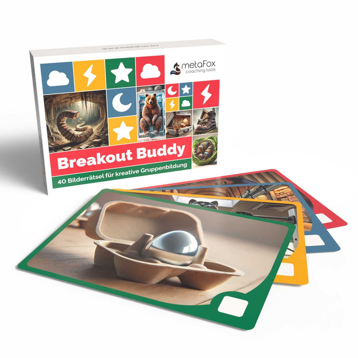 „Breakout Buddy“ Kreative Teamfindung mit Bildpuzzles