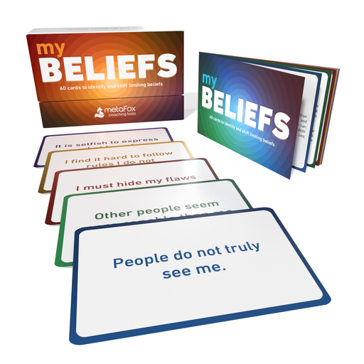 "My Beliefs" cards for identifying and shifting limiting beliefs