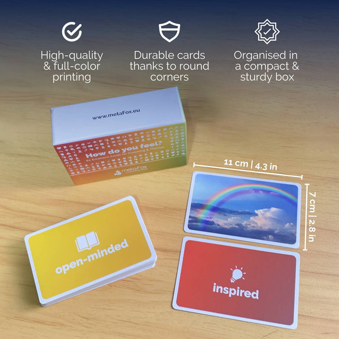 Coaching Cards "How do you feel?" for working with emotions