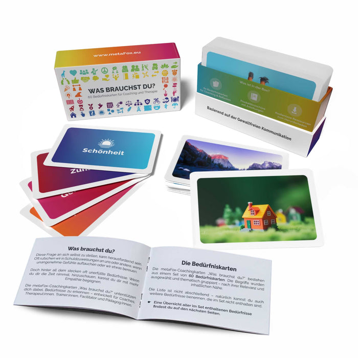 Bedürfnis-Karten „Was brauchst du?“ für Gewaltfreie Kommunikation