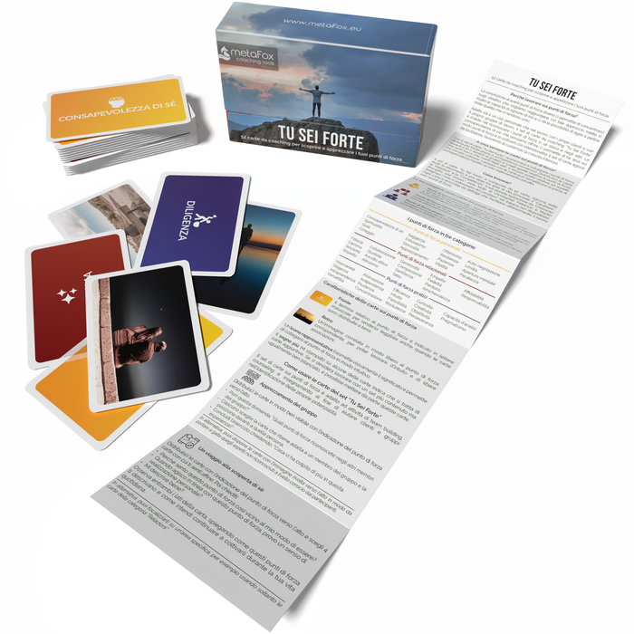 Coaching Cards "Stronger You" for working with strengths