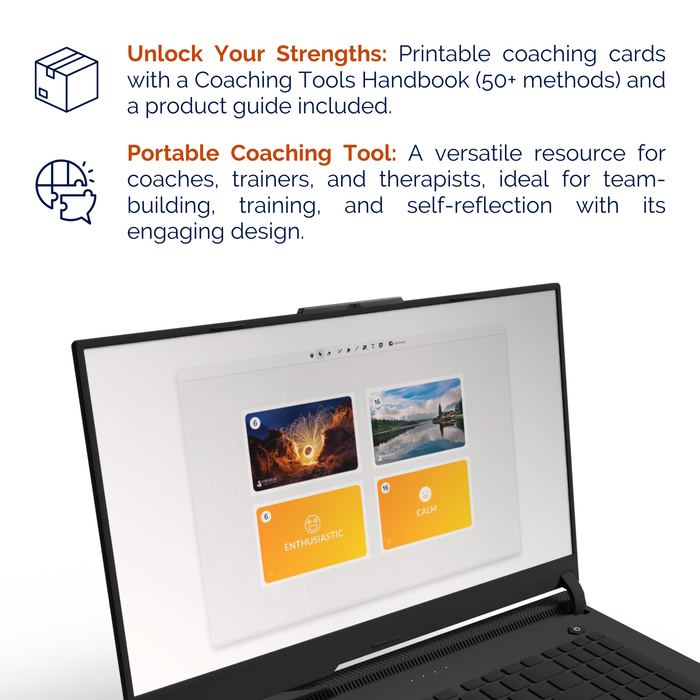 Digital Coaching Cards “Stronger You” for Working with Strengths