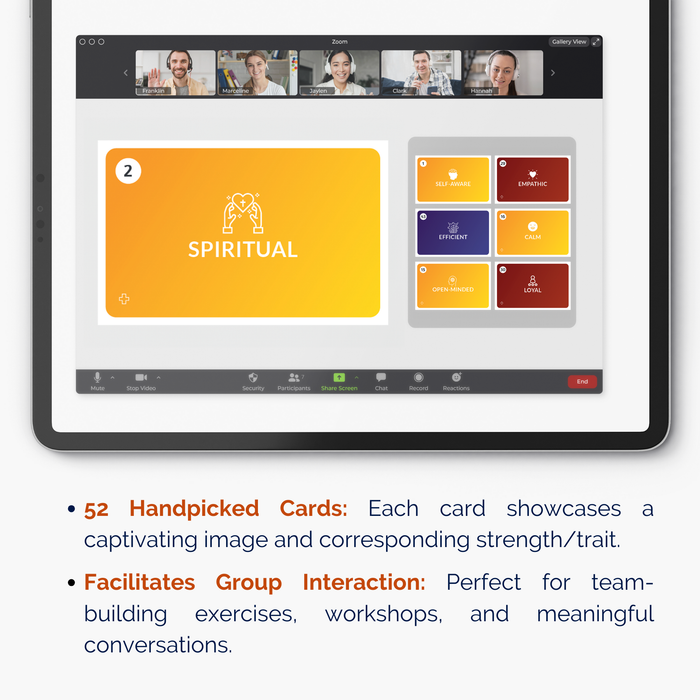 Digital Coaching Cards “Stronger You” for Working with Strengths