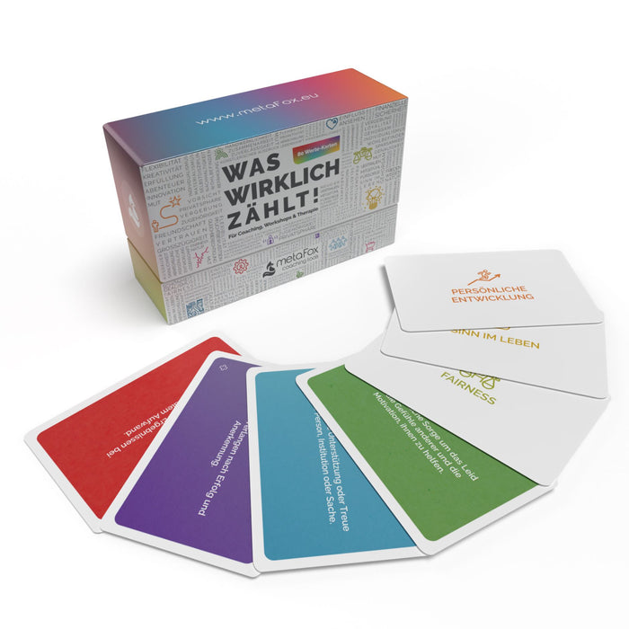 Coaching Cards "What Really Matters!" for working with values