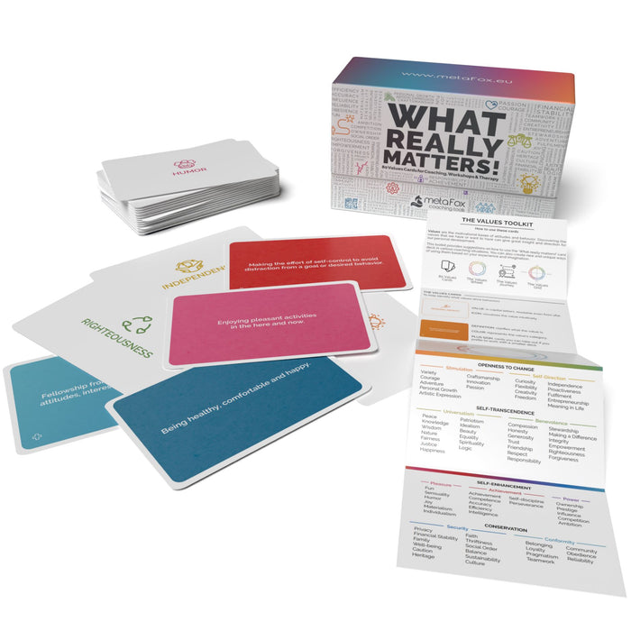 Coaching Cards "What Really Matters!" for working with values