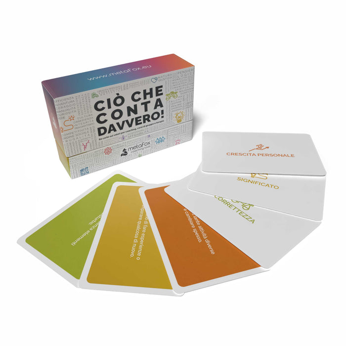 Coaching Cards "What Really Matters!" for working with values