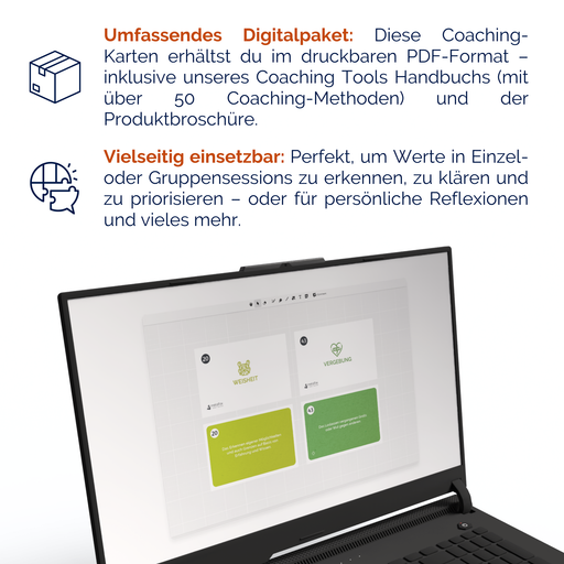 Digitale Coaching-Karten „Was wirklich zählt“ – Werte in der Praxis