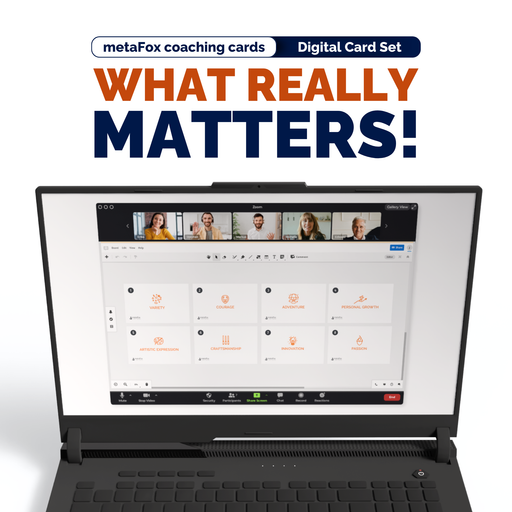 Digital Coaching Cards “What Really Matters” For Working with Values