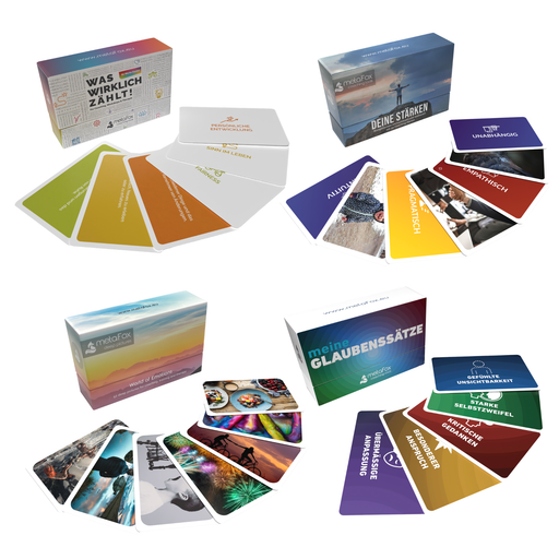 Coaching Starter Bundle: Karten für Gefühle, Werte, Stärken & Glaubenssätze