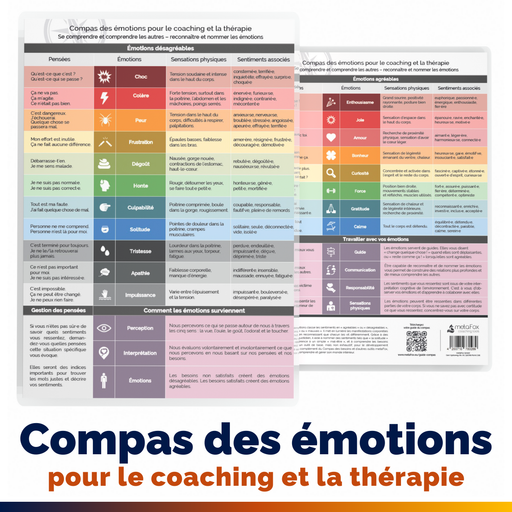 Boussole des émotions pour le coaching et la thérapie