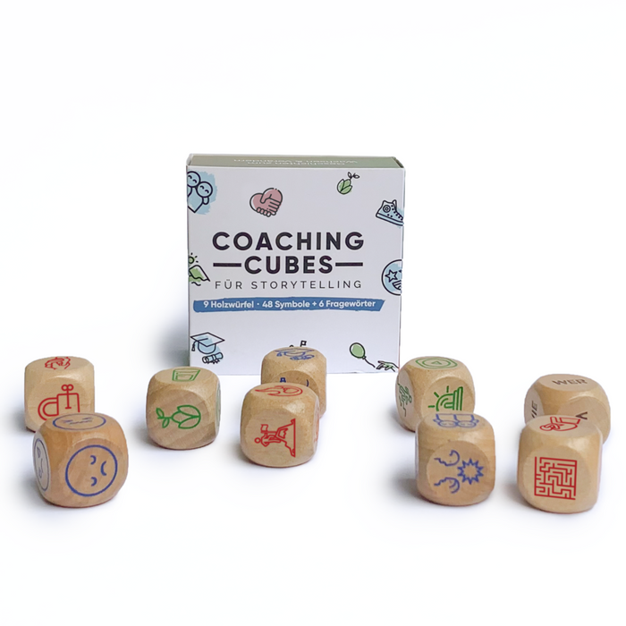 Cubes de coaching pour raconter des histoires dans le coaching, la thérapie et la créativité
