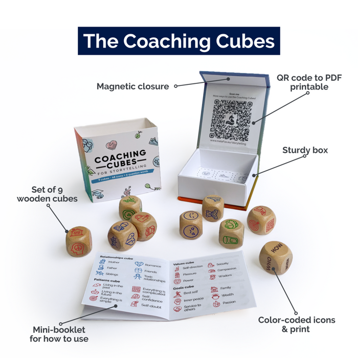Coaching Cubes for Storytelling in Coaching, Therapy & Creativity