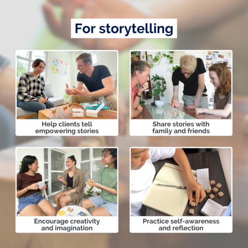 Coaching Cubes für Storytelling in Coaching, Therapie und Kreativität