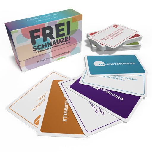 Coaching Cards "Frei Schnauze" for teams that want to speak genuinely