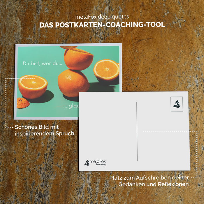 citations profondes « Mutausbruch » Cartes postales inspirantes