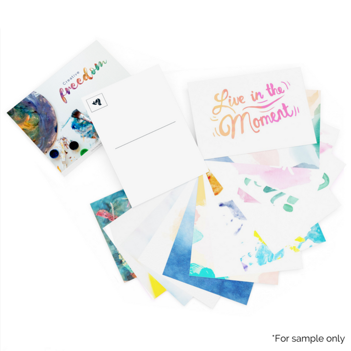 Blanko-Postkarten „Kreative Freiheit“