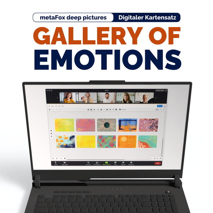 Digitale Karten: deep pictures „Gallery of Emotions“ – Postkarten mit abstrakter Kunst