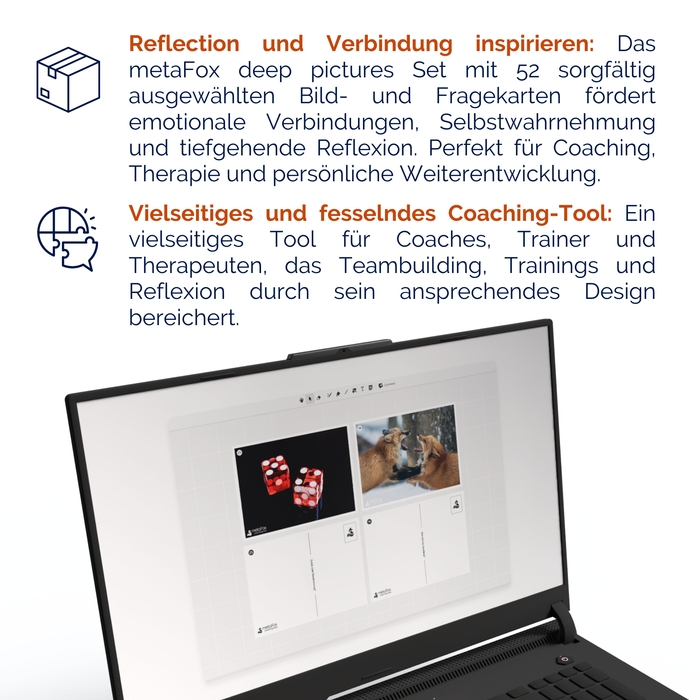 Digitale Karten: deep pictures „ORIGINAL“ für Coaching, Training und Therapie