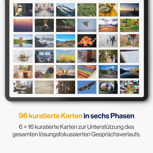 Digitale Karten: deep pictures 'Lösungsfokussiertes Coaching' - Für Online-Coaching