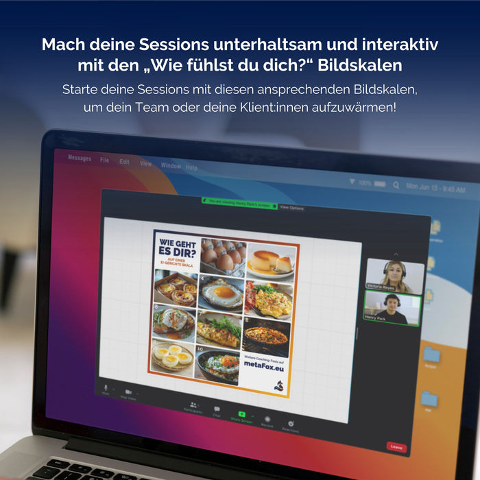 "Wie fühlst du dich?"-Skala als Warm-up für die Bildschirmfreigabe