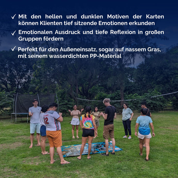 deep pictures "Gefühlswelten" - Große Coaching-Karten (B5) aus PP Material