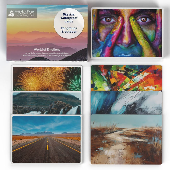 deep pictures “World of Emotions” - Large Coaching Cards (B5) from