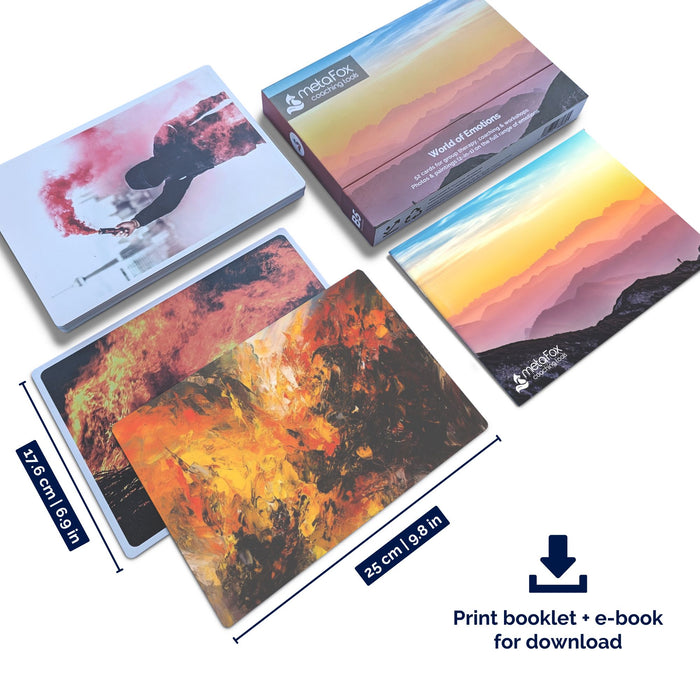 deep pictures "World of Emotions" - Large Coaching Cards (B5) from PP material