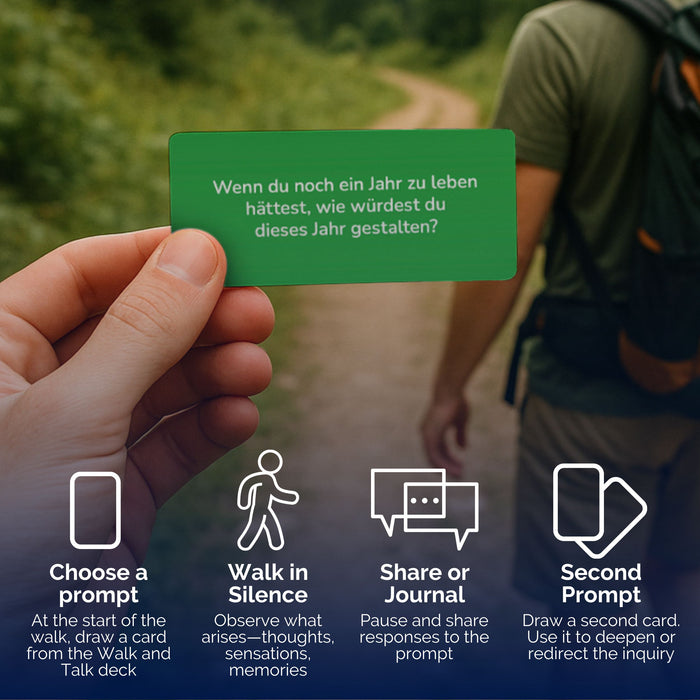 Geh-Sprächskarten für Coaching in der Natur