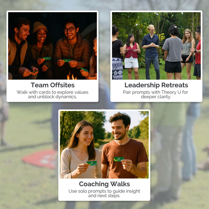 Geh-Sprächskarten für Coaching in der Natur