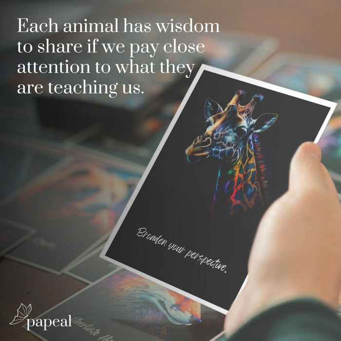 Second Edition 'Spirit Animals' 44 postcard with inspirational messages