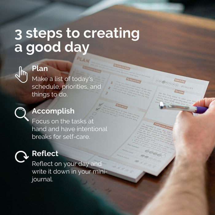 Daily Planner Notepad "A Good Day"