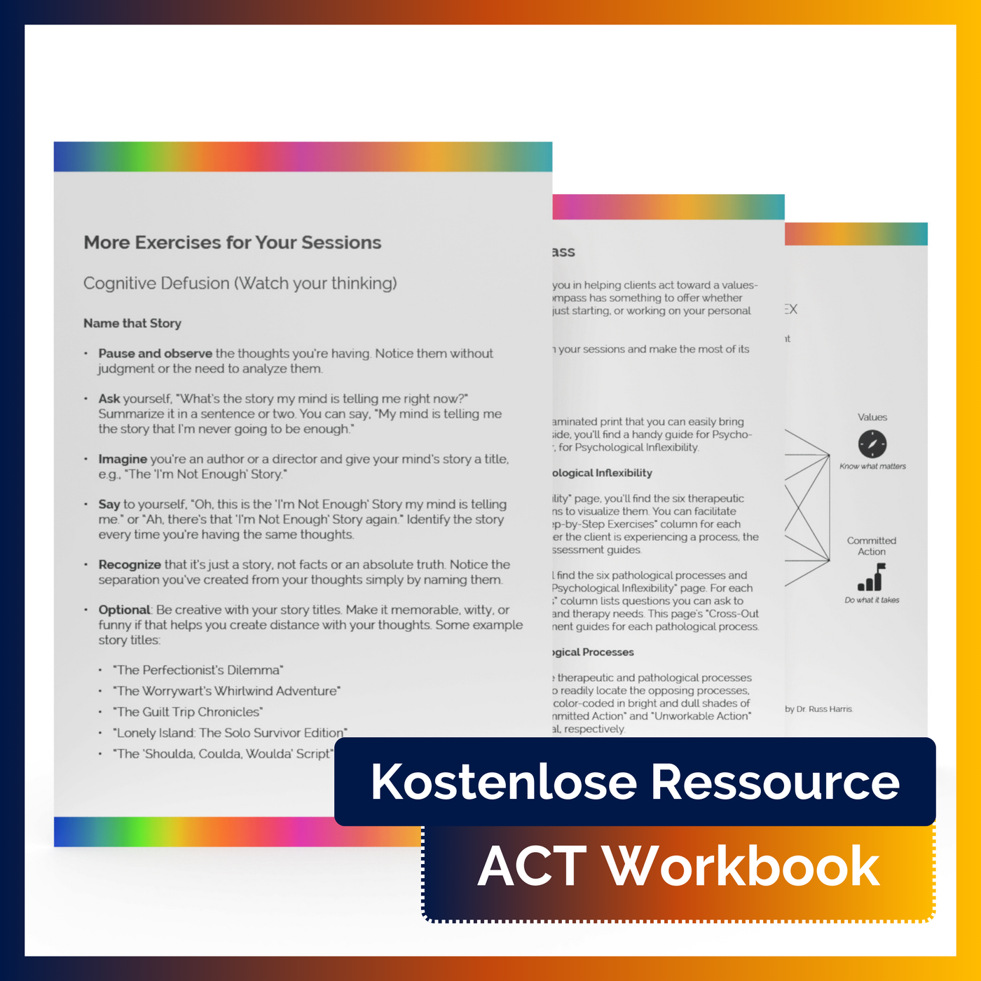 Free Acceptance and Commitment Therapy (ACT) Workbook — metaFox.eu